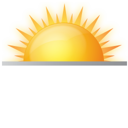 256x256 Sunrise Icon Weather Iconset Icons Land