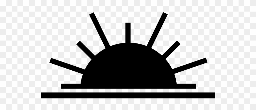 880x380 Sunrise Icon Clipart