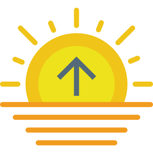 512x512 Sunrise Icon Weather Set Smashicons