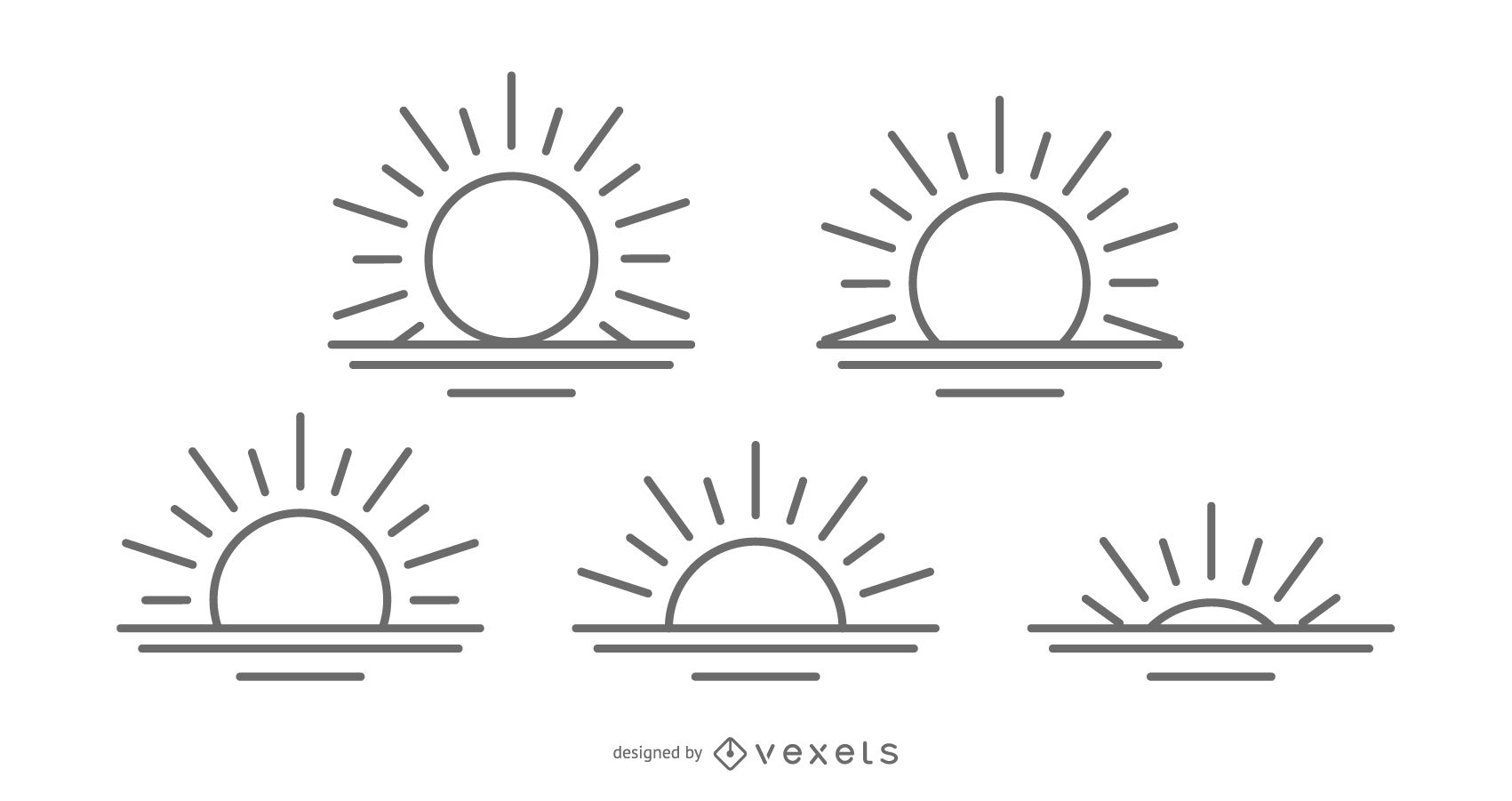 1701x901 Sunrise Icon Collection