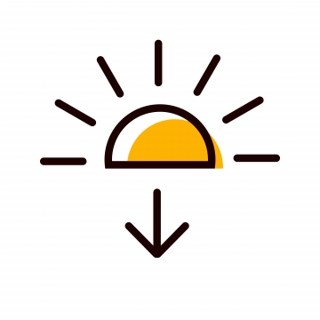 360x360 Sunrise And Sunset Icon Png Images Vector And Free