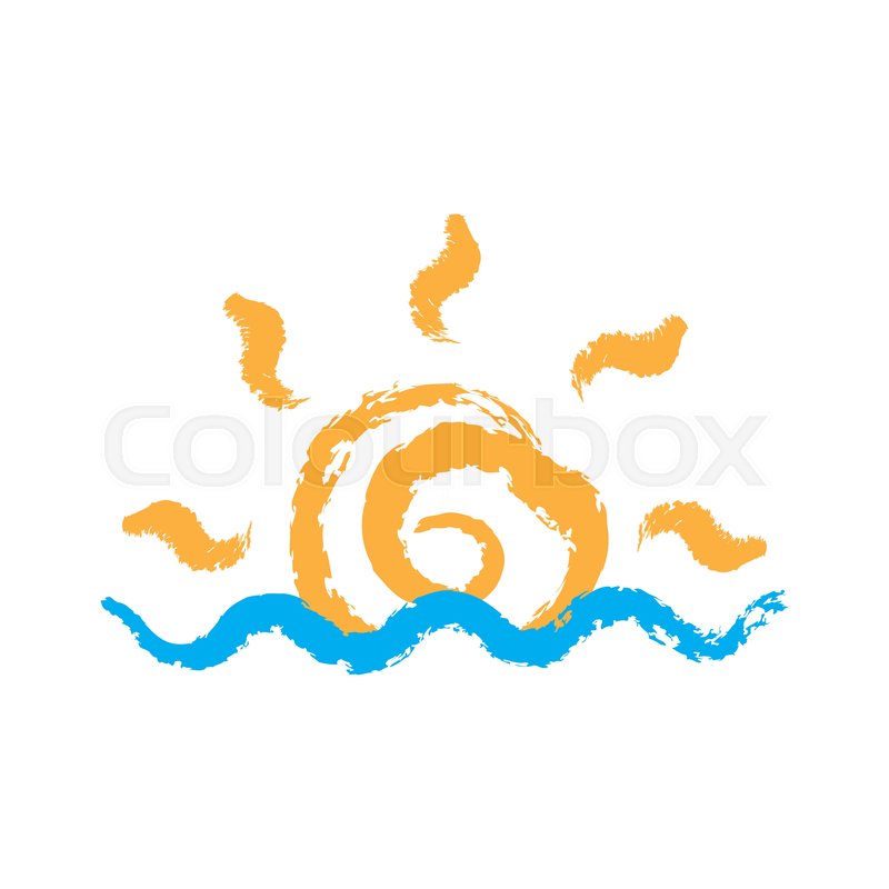 800x800 Sunrise And Sunset Icon Sun Shining Stock Vector Colourbox
