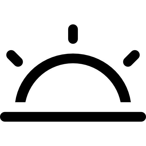 512x512 Sunrise Or Sunset Icons Free Download