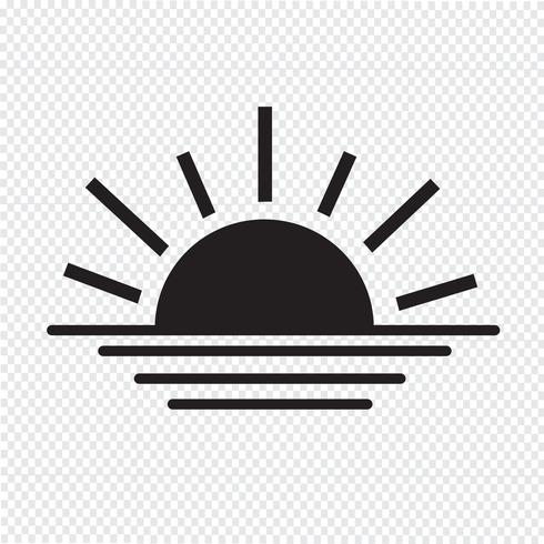 490x490 Sunrise Sunset Line Icon