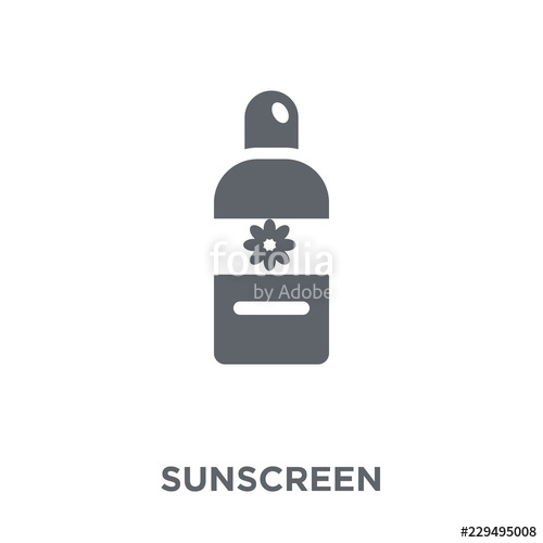 500x500 Sunscreen Icon From Summer Collection Stock Image And Royalty