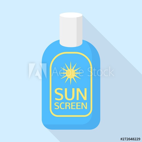 500x500 New Sunscreen Icon Flat Illustration Of New Sunscreen Vector Icon