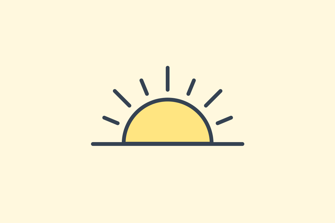 Sunset Icon