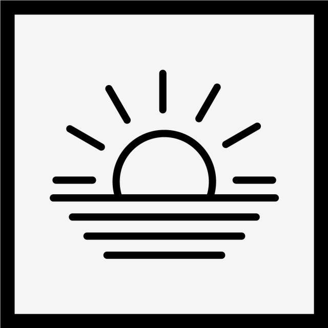 640x640 Vector Sunset Icon, Sky, Sunset, Evening Png And Vector For Free
