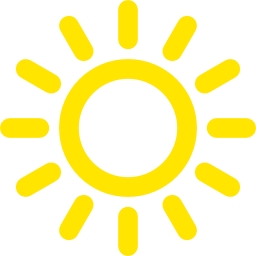 256x256 Sun Icon