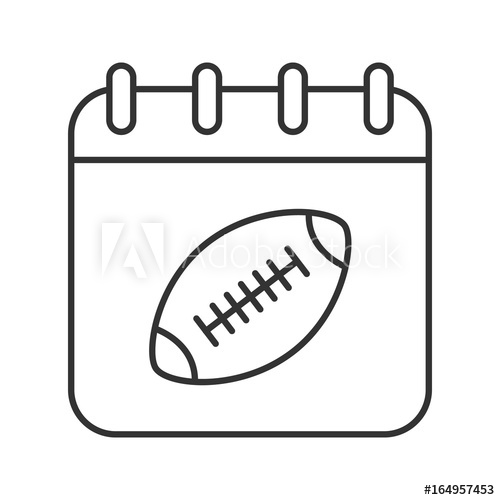 500x500 Super Bowl Date Linear Icon