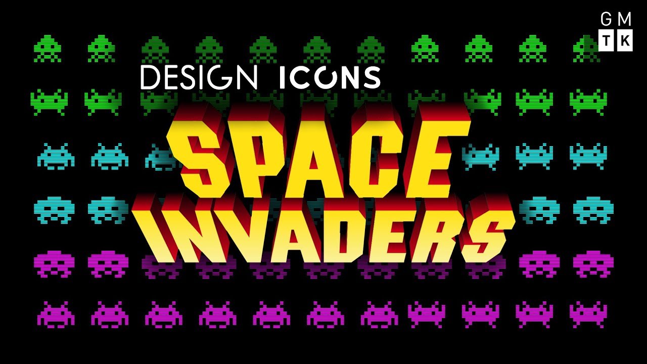 1280x720 History Of Game Design Part Space Invaders Design Icons