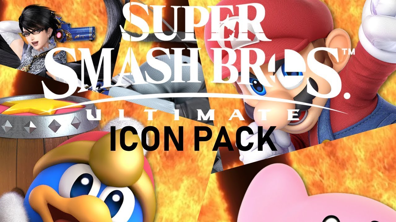 1280x720 Super Smash Bros Ultimate Icon Pack