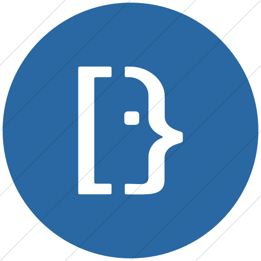 512x512 Iconsetc Flat Circle White On Blue Social Media Super User Icon
