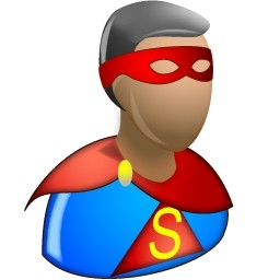 256x256 Superman User Vista Icon Free Icon Free Download