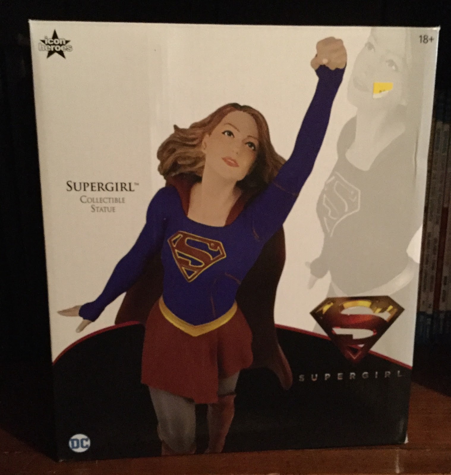 1518x1600 Supergirl Comic Box Commentary Icon Heroes Supergirl Statue