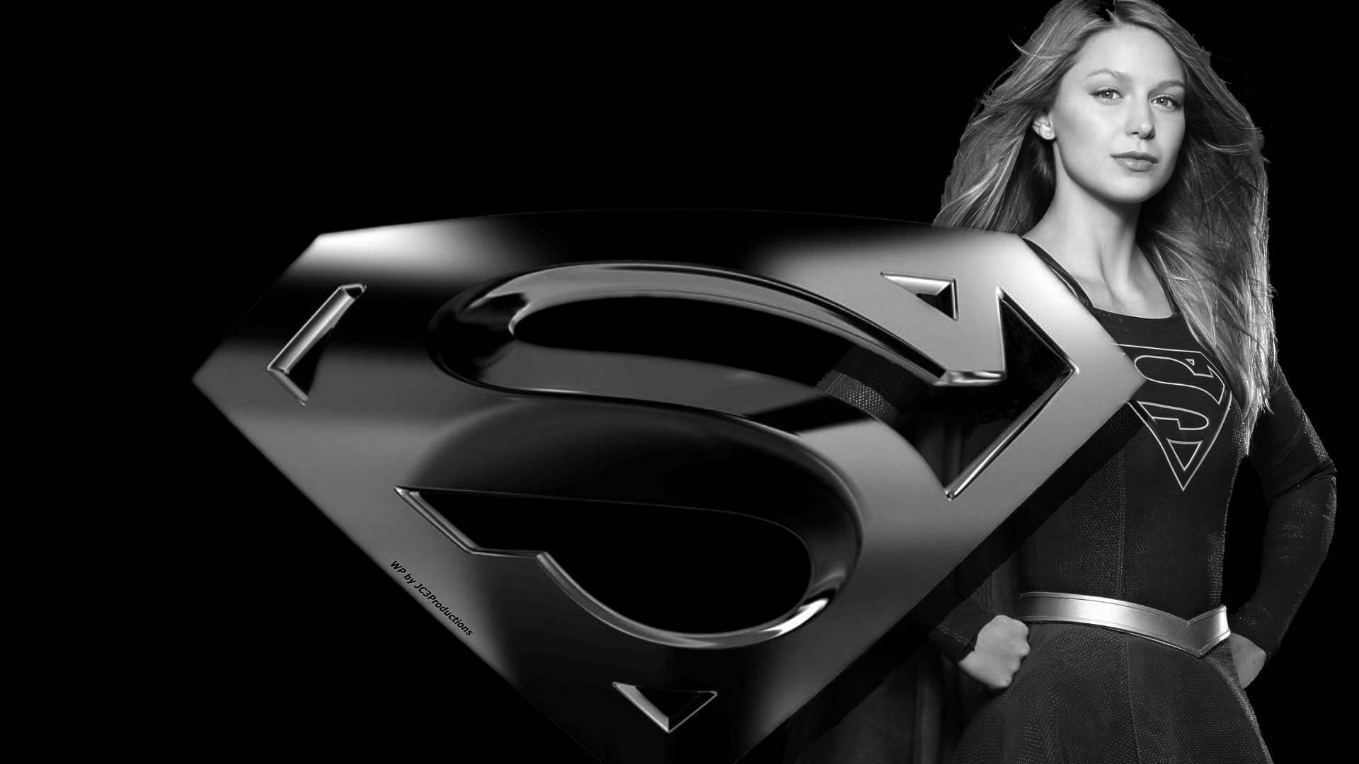 1920x1080 Supergirl And Icon Wallpaper