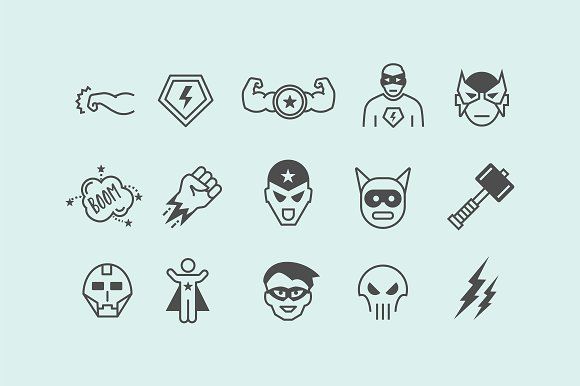 Superhero Icon Pack