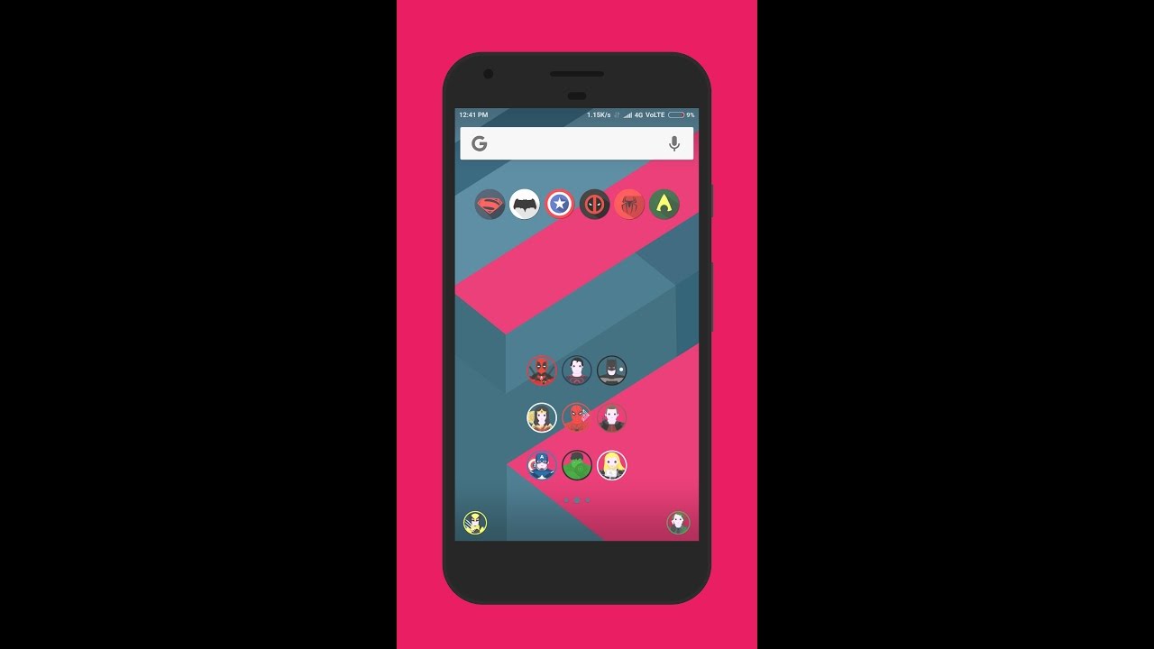 1280x720 Cool Superhero Icon Pack Setup Android Must Watch Hd