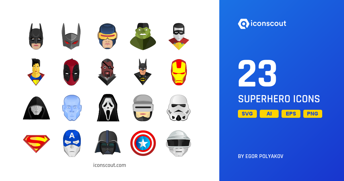 1200x630 Download Superhero Icon Pack