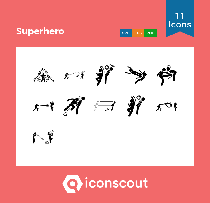 735x710 Superhero Icon Pack