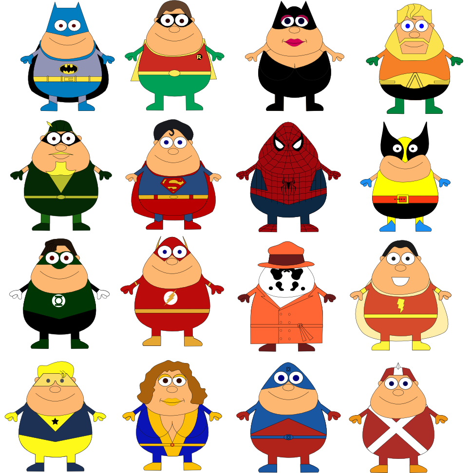 965x972 Superheroes Icons Pack