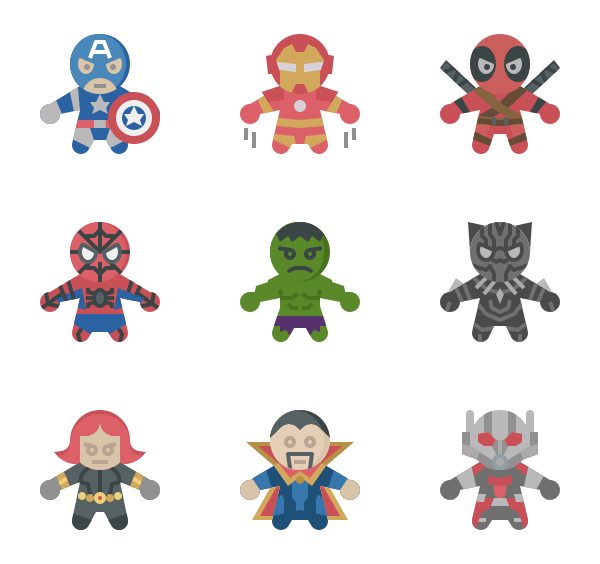 Superhero Icon Pack at Vectorified.com | Collection of Superhero Icon ...