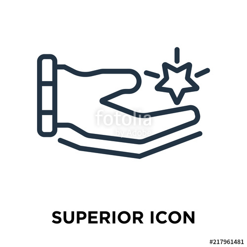 500x500 Superior Icon Isolated On White Background Modern And Editable