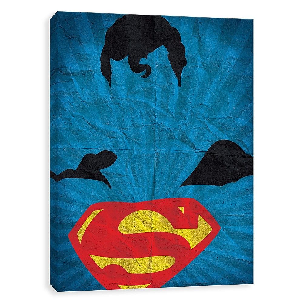 1000x1000 Artissimo Superman Icon, Gallery Wrapped Canvas, X X