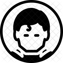 256x256 Superman Icon Of Glyph Style