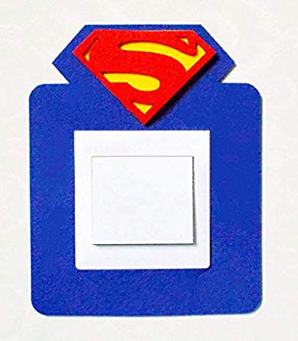 425x486 London Golden Swan Superman Icon Light Switch Sticker, Premium