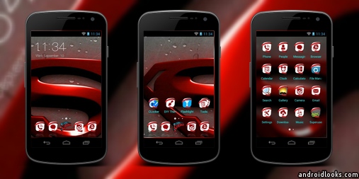 507x253 Superman Android Theme For Clauncher