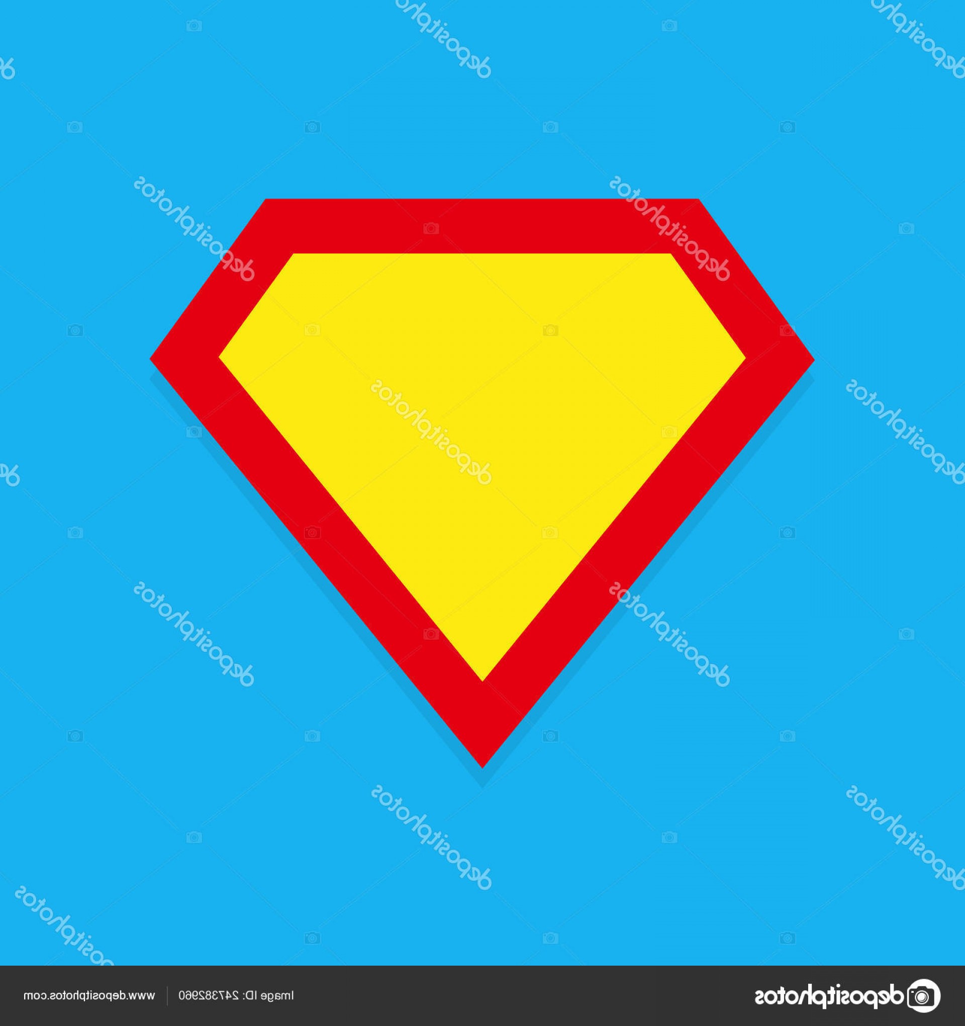 1920x2040 Stock Illustration Superhero Vector Icon Superman Logo Handandbeak