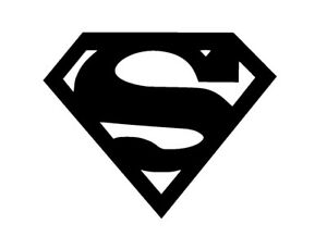 300x229 Superman Symbol Icon Vinyl Decal Car Window Sticker Free