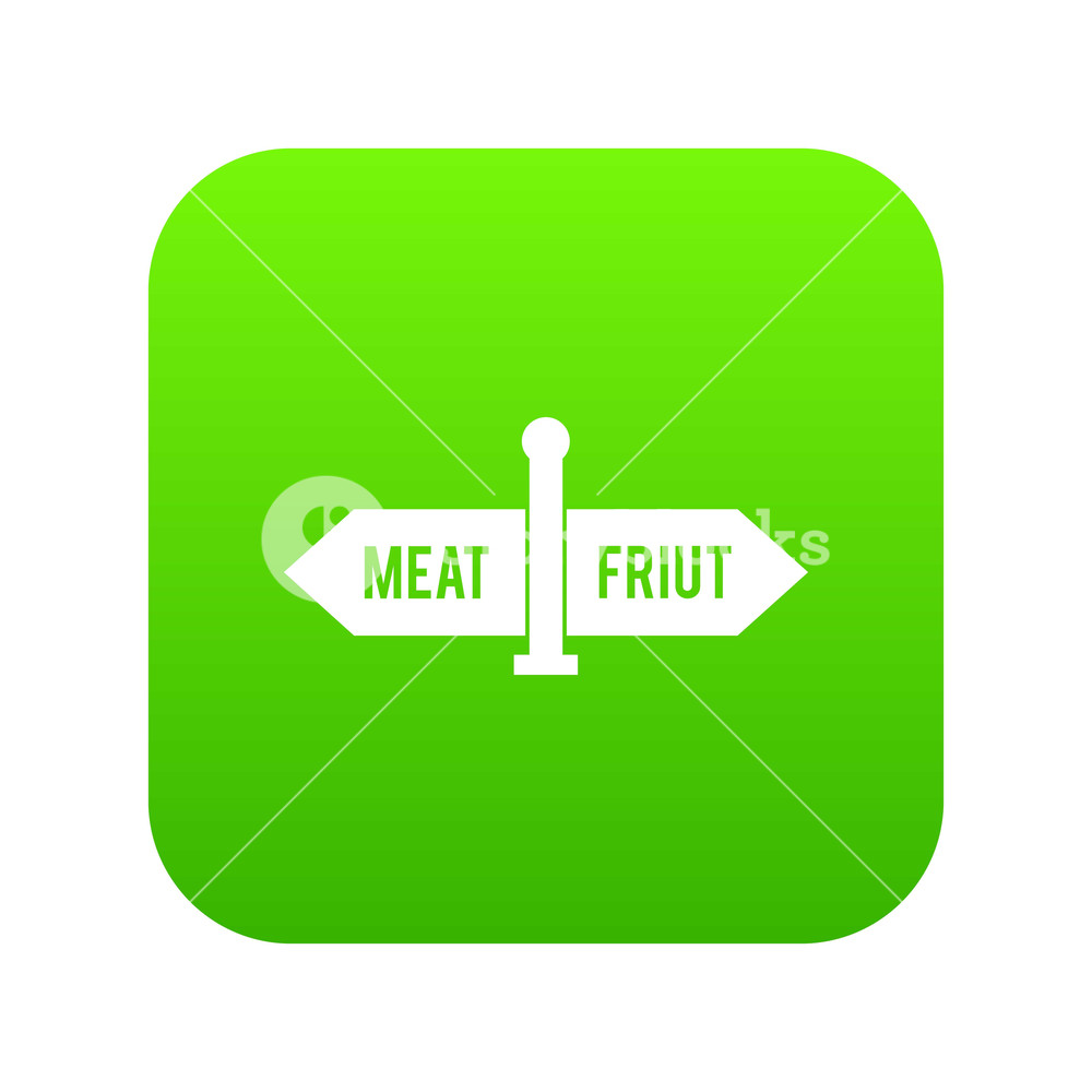 1000x1000 Department Signs In The Supermarket Icon Digital Green For Any