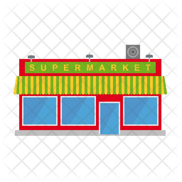 256x256 Supermarket Icon Of Flat Style