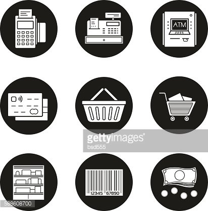 412x417 Supermarket Icons Premium Clipart