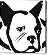 163x186 French Bulldog Superstar Icon Framed Print