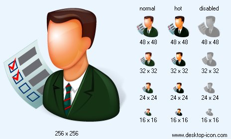 464x280 Supervisor Icon Image Desktop Boss Icons