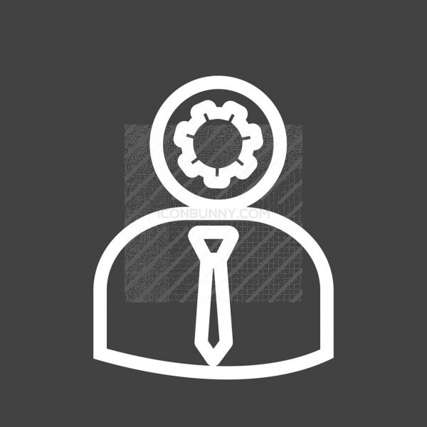 600x600 Admin Roles Line Inverted Icon