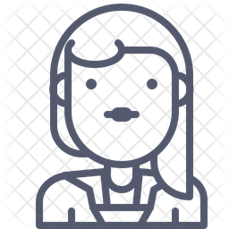 256x256 Superwoman Icon Of Line Style