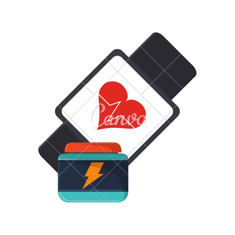 800x800 Heart Rate Wrist Monitor And Protein Supplement Icon