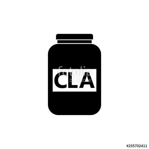 500x500 Sport Nutrition Icon In Flat Style, Power Drink Athletic