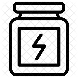 256x256 Food Supplement Icon Of Line Style