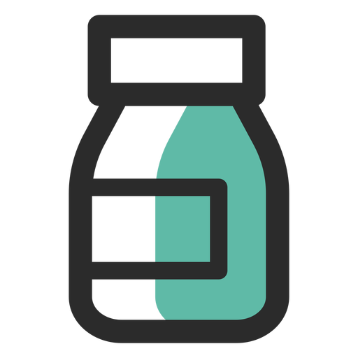 512x512 Food Supplement Colored Stroke Icon