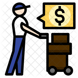 256x256 Supplier Icon Of Colored Outline Style