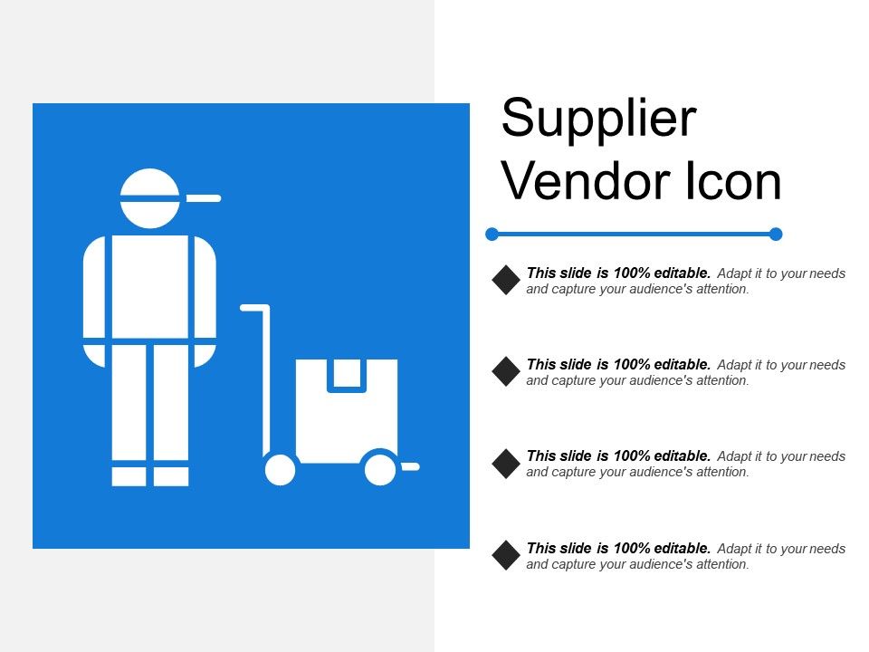 960x720 Supplier Vendor Icon Powerpoint Slides Diagrams Themes For Ppt