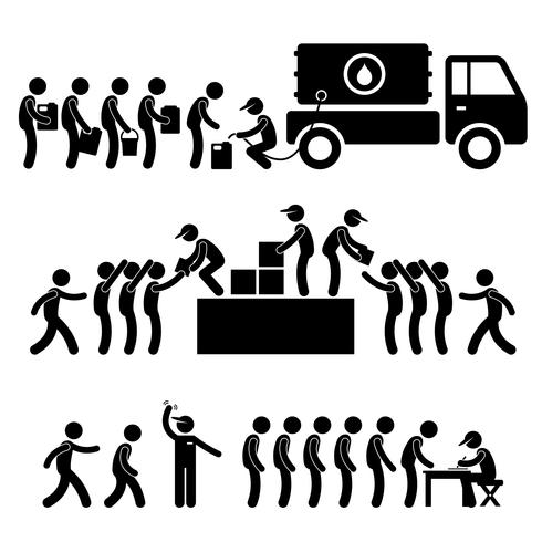 490x490 Government Helping Citizen Water Food Stock Supply Community