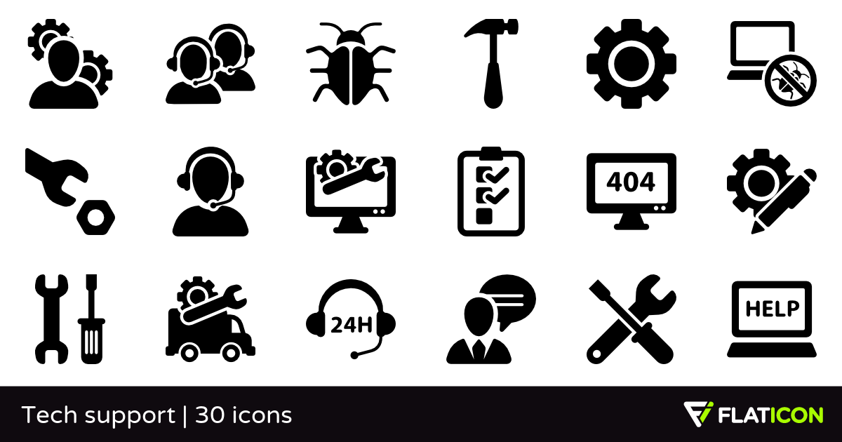 1200x630 Tech Support Premium Icons