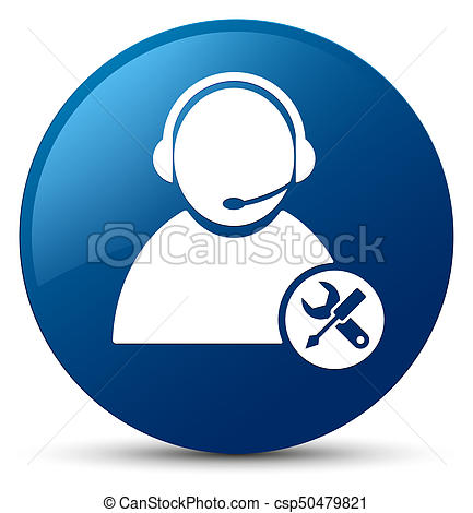 433x470 Tech Support Icon Blue Round Button Tech Support Icon Isolated