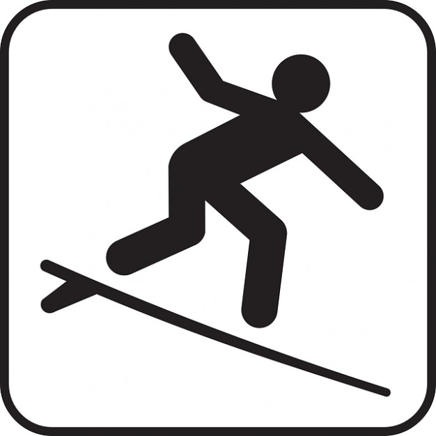 626x626 Surf Sign Sports Icon Symbol Water Surfing Photo Free Download
